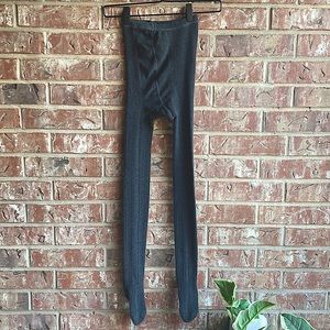 No Tag - Women’s gray ribbed tights - Sz M/L